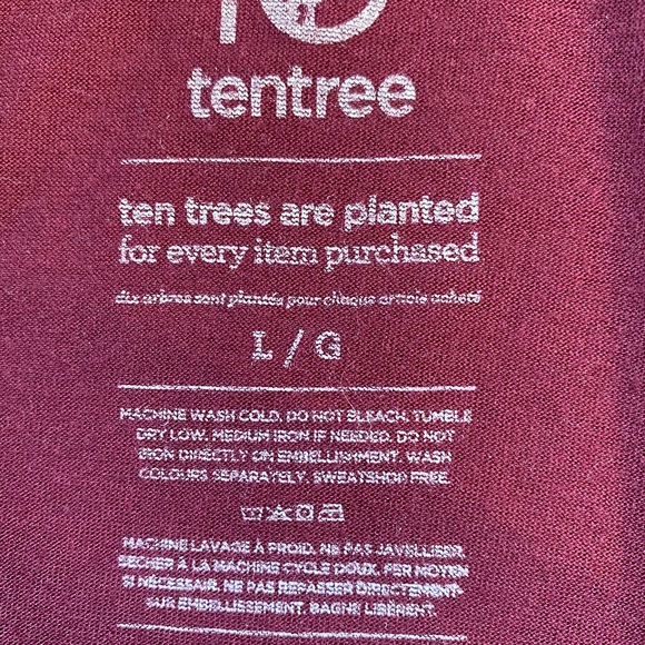 NWOT TenTree L T-Shirt - Picture 4 of 4